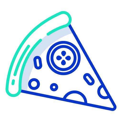 Pizza slice icon
