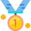 Золотая медаль иконка 64x64