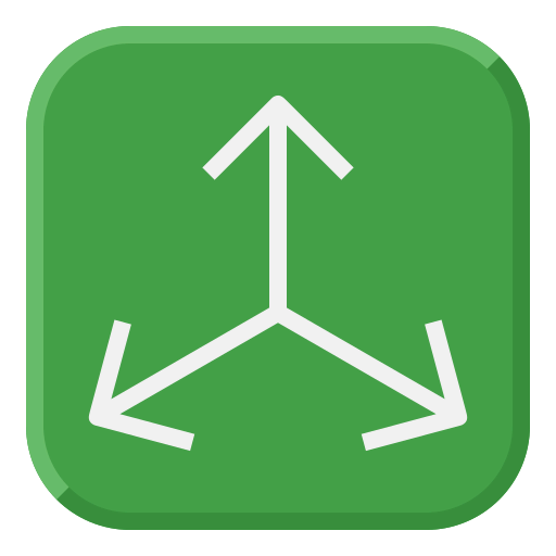 Three arrows icon