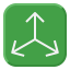 Three arrows icon 64x64