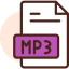 Mp3-файл иконка 64x64