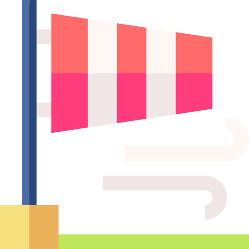 Wind flag icon