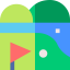 Golf field icon 64x64