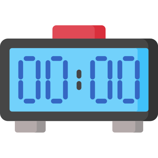 Digital clock biểu tượng