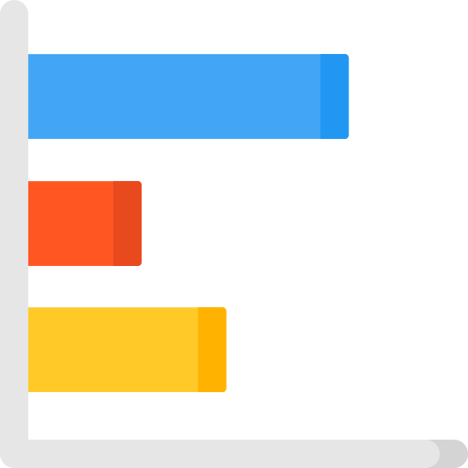 Bar chart icône