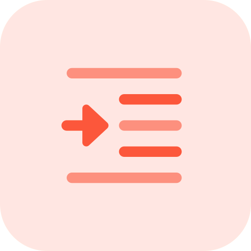 Indent icon