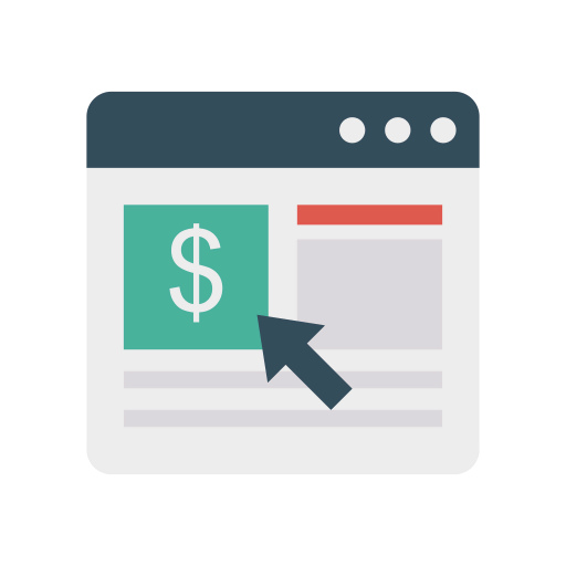 Pay per click icône