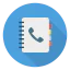Phone book Symbol 64x64