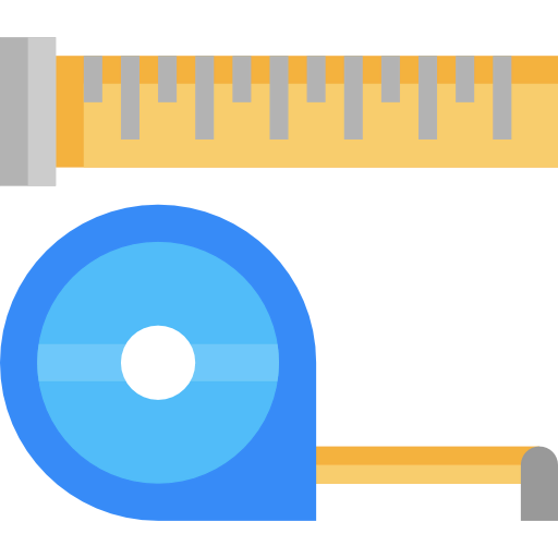 Measuring tape icon