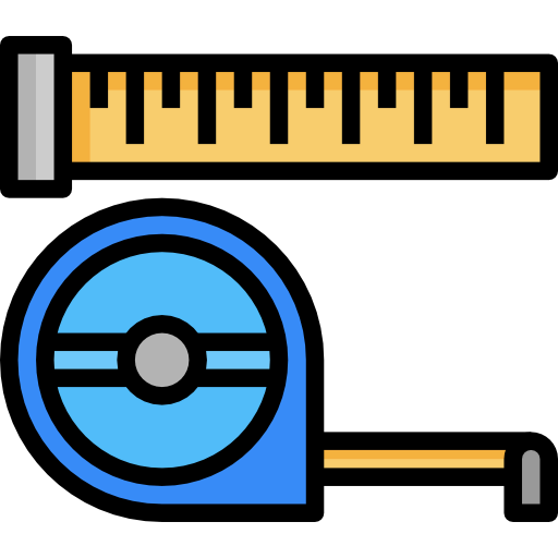 Measuring tape icon
