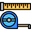 Measuring tape icon 64x64