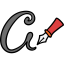 Calligraphy icon 64x64