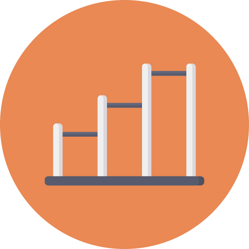 Pull up bar icon