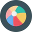 Beach ball icon 64x64