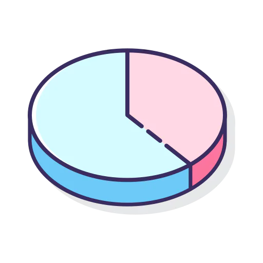 Pie chart 图标