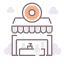Магазин пончиков иконка 64x64