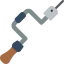 Ручная дрель иконка 64x64
