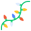 Рождественские огни иконка 64x64