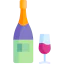 Wine bottle icon 64x64