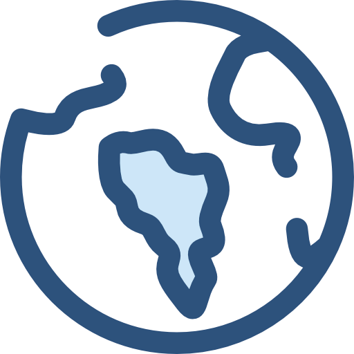 Planet earth icon