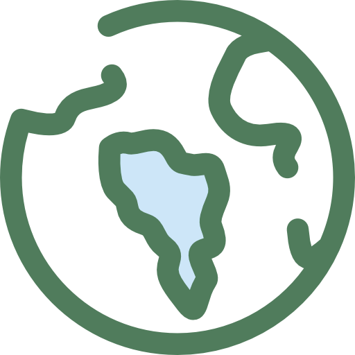 Planet earth icon