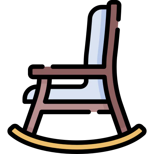 Rocking chair icon