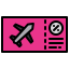Airplane ticket アイコン 64x64
