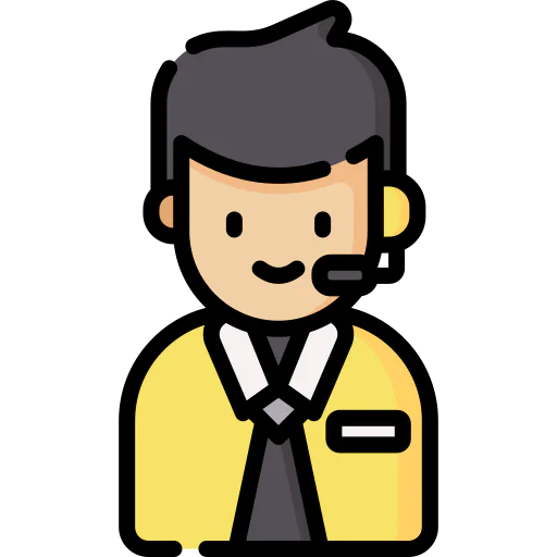Call center agent icon