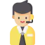 Call center agent icon 64x64