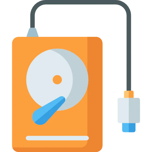 Hard disk icon