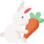 Easter bunny icon 64x64