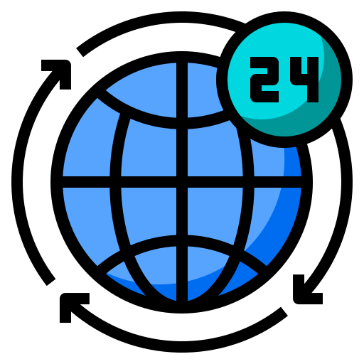 24 hours icon