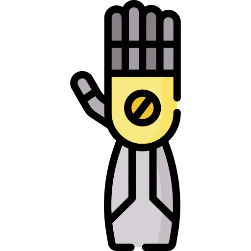Bionic arm icon