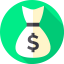 Money bag icon 64x64