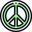 Peace sign icon 64x64