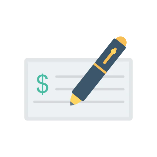 Cheque icon