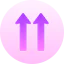 Up arrows icon 64x64