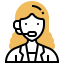 Customer service agent Ikona 64x64