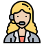 Customer service agent Ikona 64x64