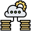 Cloud storage Symbol 64x64