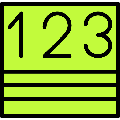 Numbers icon