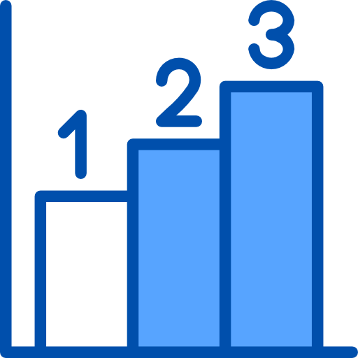 Bars graph icon