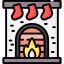 Fireplace icon 64x64