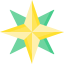 Christmas star icon 64x64