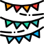 Bunting icon 64x64