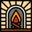 Fireplace icon 64x64