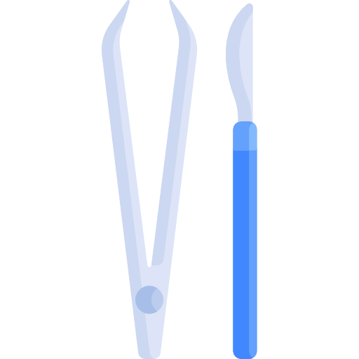 Surgery tools icon
