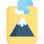 Ski pass icon 64x64