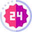 Open 24 hours icon 64x64