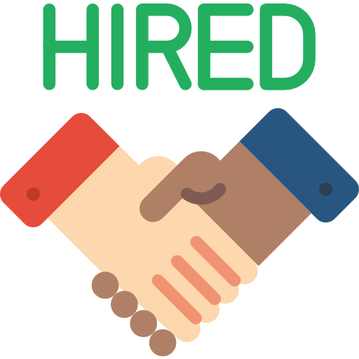 Hired icon